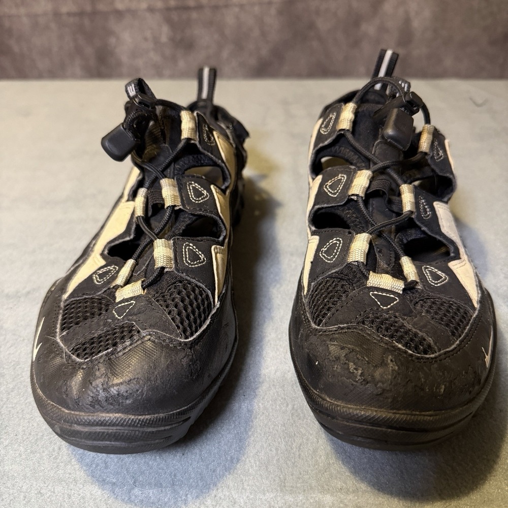 VTG Nike ACG YVR Plus MTB Cycling Shoes SPD Cleat Trail Hiking Black Tan Men 8.5 - Picture 4 of 8